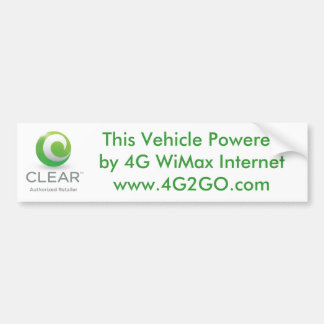 Pegatina Para Coche 4G2GO WiMax