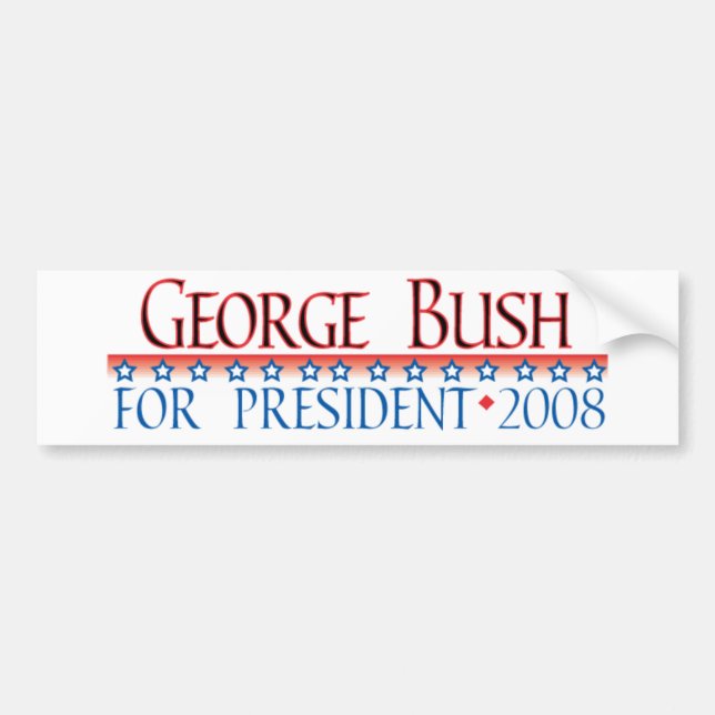 Pegatina Para Coche 4prez-bush (Frente)