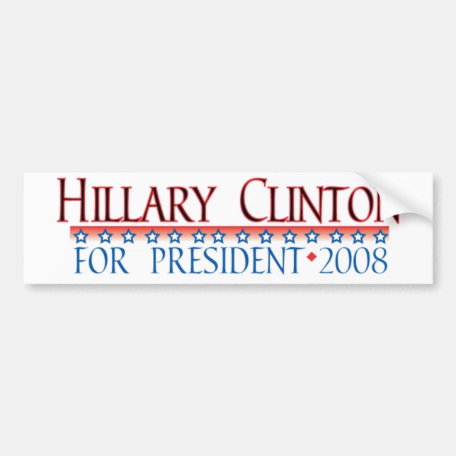 Pegatina Para Coche 4prez-clinton (Frente)