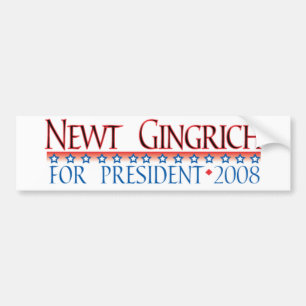 Pegatina Para Coche 4prez-gingrich