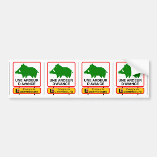 Pegatina Para Coche 4x Pequeño STICKER TRANSPORTA - un CALOR POR