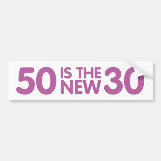 Pegatina Para Coche 50.º cumpleaños
