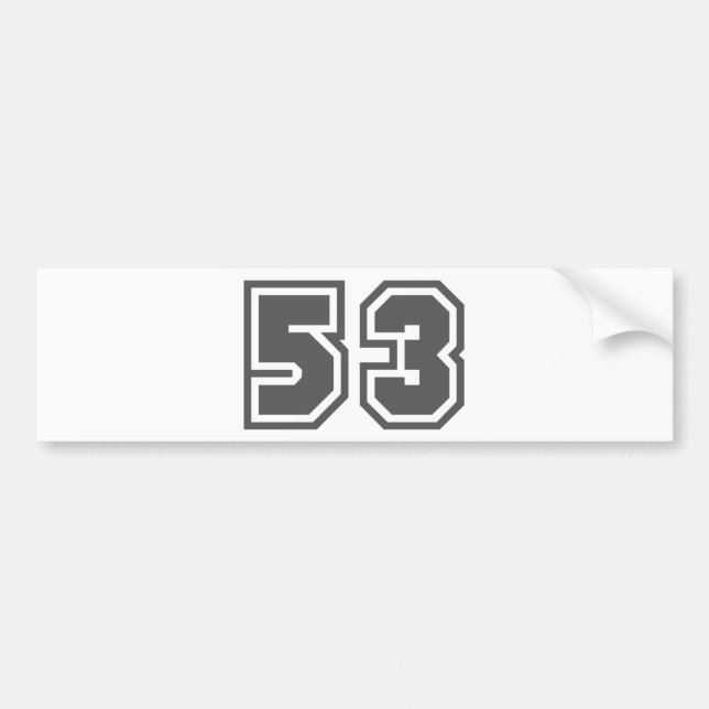 PEGATINA PARA COCHE 53 (Frente)
