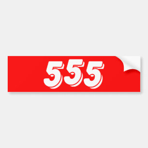 PEGATINA PARA COCHE 555
