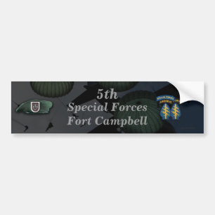Pegatina Para Coche 5.ª fuerza especial fuerte campbell Bumper Sticker