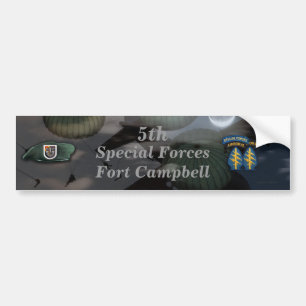 Pegatina Para Coche 5.ª fuerza especial fuerte campbell Bumper Sticker