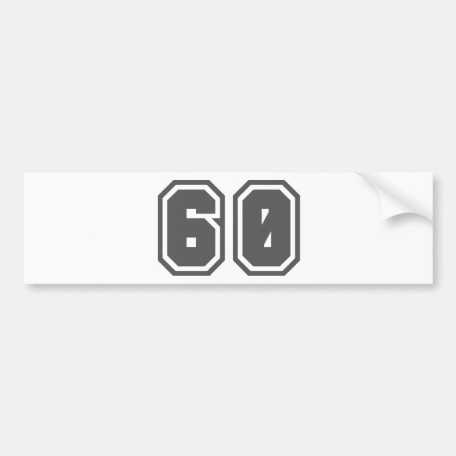 PEGATINA PARA COCHE 60 (Frente)