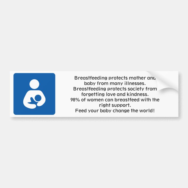 Pegatina Para Coche 600px-Breastfeeding-icon-med.svg,… - modificado (Frente)