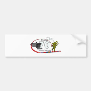 Pegatina Para Coche 70ème aniversario de Débarquement de Normandie