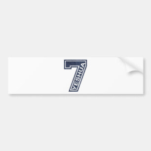 Pegatina Para Coche 7 Yeshua Jean oblicuo