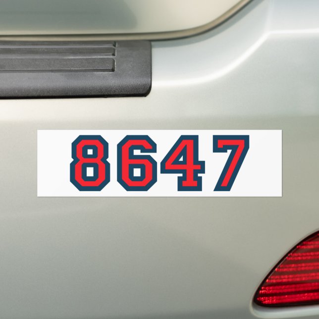 Pegatina Para Coche 8647 Resistencia contra Trump (en coche)