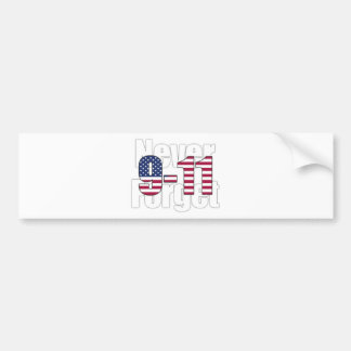 Pegatina Para Coche 9-11 nunca olvide