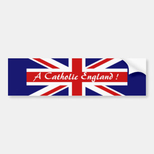 PEGATINA PARA COCHE A CATHOLIC ENGLAND !