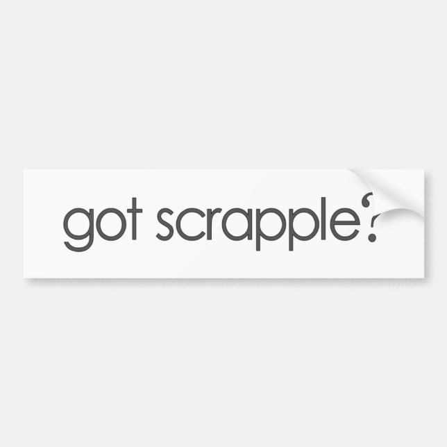 Pegatina Para Coche ¬Â¥ conseguido del ‚de Scrappleã¯Â (Frente)
