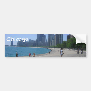 Pegatina Para Coche A orillas del lago, Chicago, IL, Chicago, foto por
