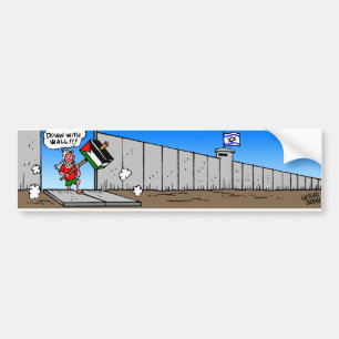 Pegatina Para Coche Abajo con la pared