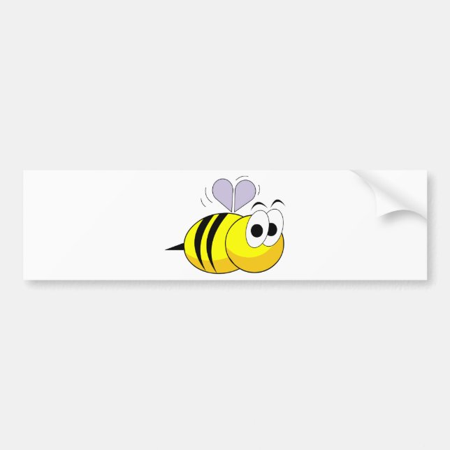 Pegatina Para Coche Abeja (Frente)