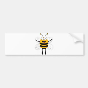 Pegatina Para Coche Abeja del dibujo animado