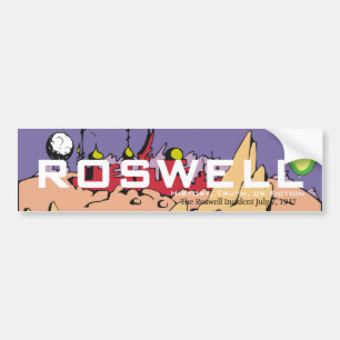 Pegatina Para Coche ABH Roswell