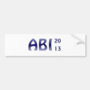 PEGATINA PARA COCHE ABI 2013