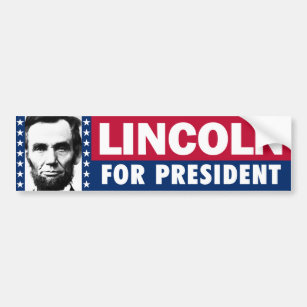 Pegatina Para Coche Abraham Lincoln Presidente