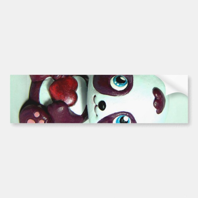 Pegatina Para Coche Abrazo II de la panda (Frente)