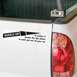 Pegatina Para Coche Abróchense Alienígenas Están Viniendo Por Ti