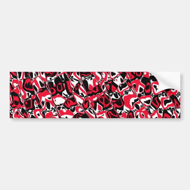 Pegatina Para Coche Abstract Mosaic (Frente)