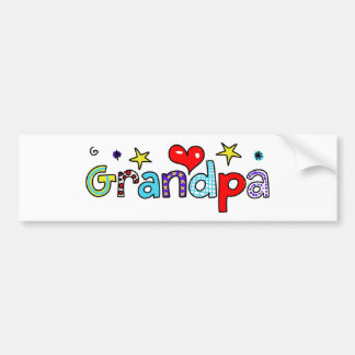 Pegatina Para Coche Abuelo