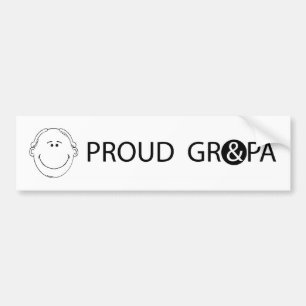 Pegatina Para Coche Abuelo Orgulloso_Pegatina Para Coche