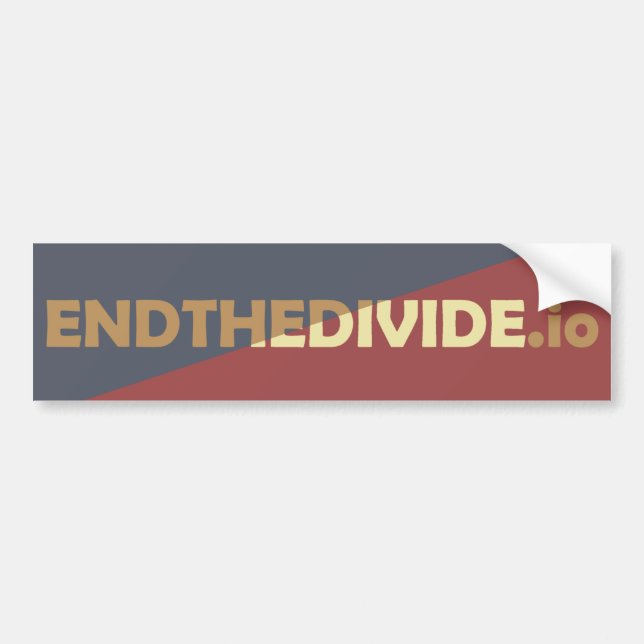 Pegatina Para Coche Acabar con la división (Frente)