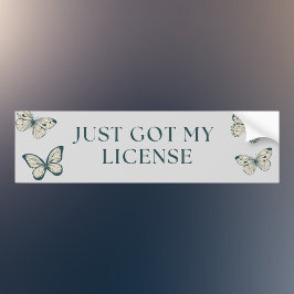 Pegatina Para Coche Acabo de Obtener Mi Licencia