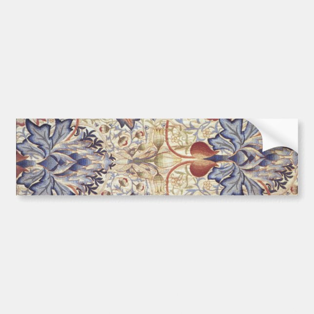 Pegatina Para Coche Acanthus (por William Morris) (Frente)