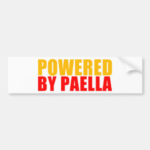 Pegatina Para Coche Accionado por el Paella