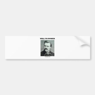 Pegatina Para Coche Accionará (Friedrich Nietzsche)