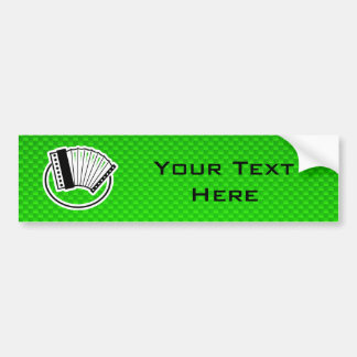Pegatina Para Coche Acordeón verde