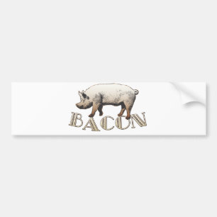Pegatina Para Coche Acrobat BACON Pig