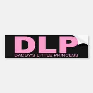 Pegatina Para Coche Actitudes - "la pequeña princesa del papá "