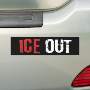 Pegatina Para Coche Activismo político anti ICE de protesta