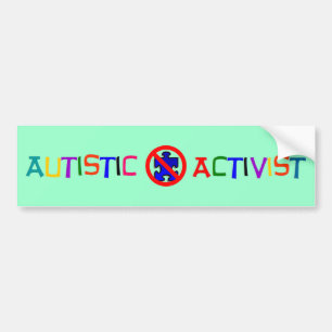 Pegatina Para Coche Activista autístico