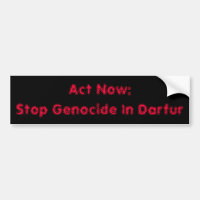Acto ahora: Pare el genocidio en Darfur