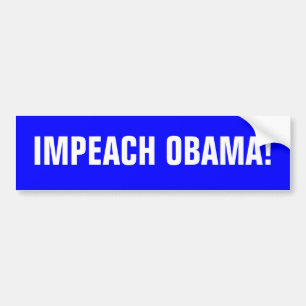 PEGATINA PARA COCHE ¡ACUSE A OBAMA!