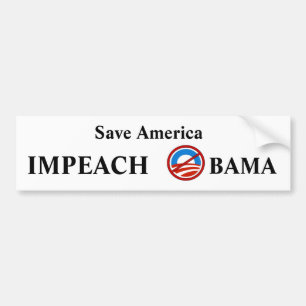 Pegatina Para Coche Acuse a Obama