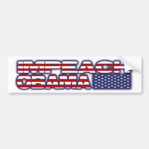 Pegatina Para Coche Acuse a Obama