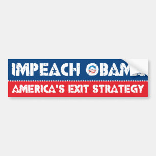 Pegatina Para Coche Acuse a Obama