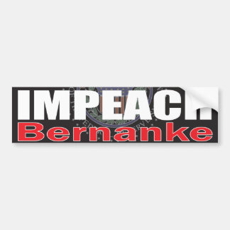 Pegatina Para Coche Acuse Bernanke
