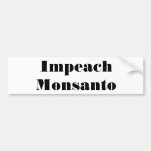 Pegatina Para Coche Acuse Monsanto