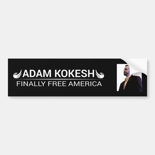 Pegatina Para Coche Adam Kokesh Libertarian 2020 (Frente)