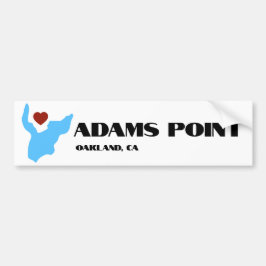 Pegatina Para Coche Adams Point / Lake Merritt Bumper Sticker