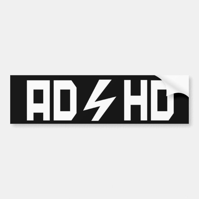 PEGATINA PARA COCHE ADHD (Frente)